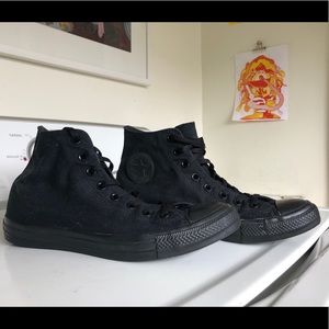 Monochrome Converse Chuck Taylor high tops